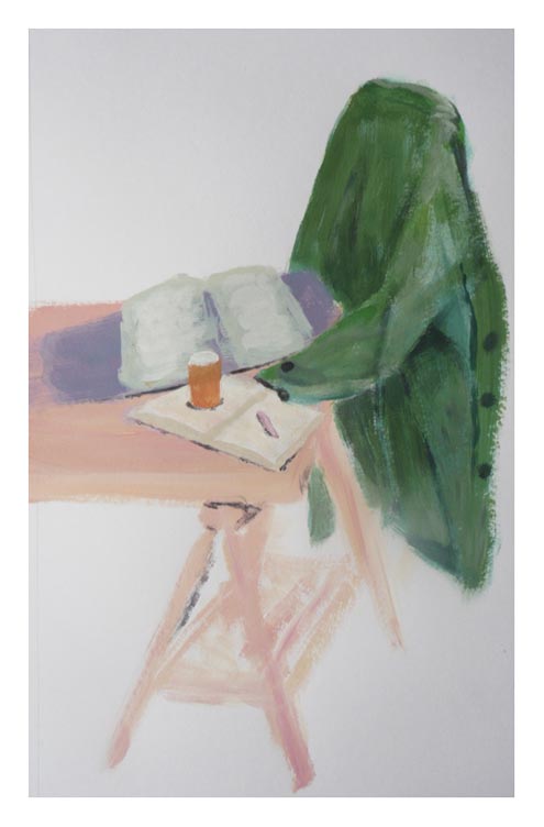 Pochade acrylique