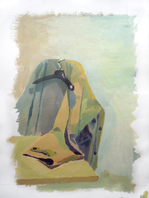Pochade acrylique