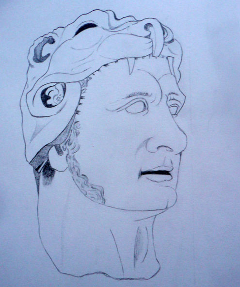 compo boulon fil ... etc au crayon